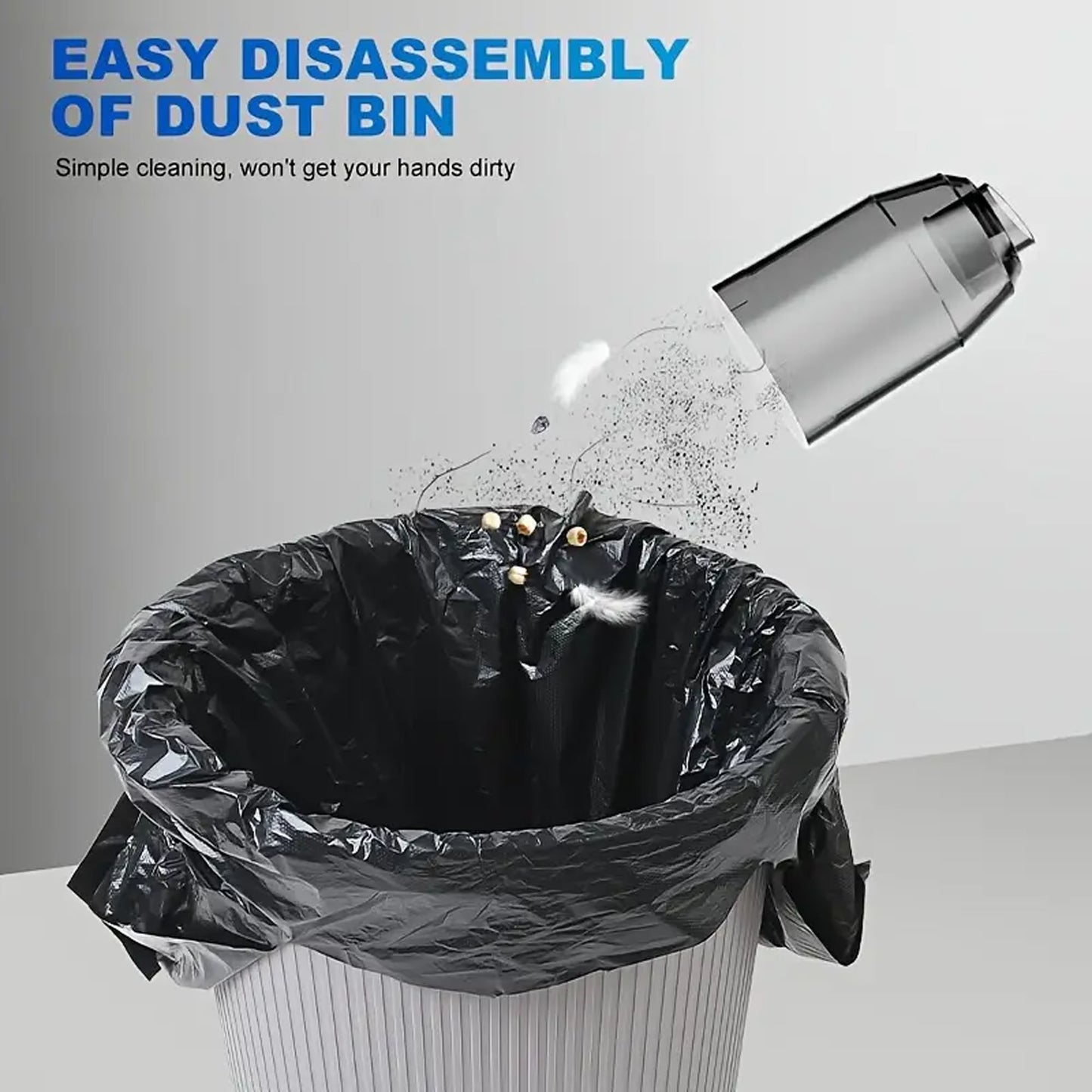 Wireless Car Vacuum Cleaner – Portable High Power Cleaning for Home & Car