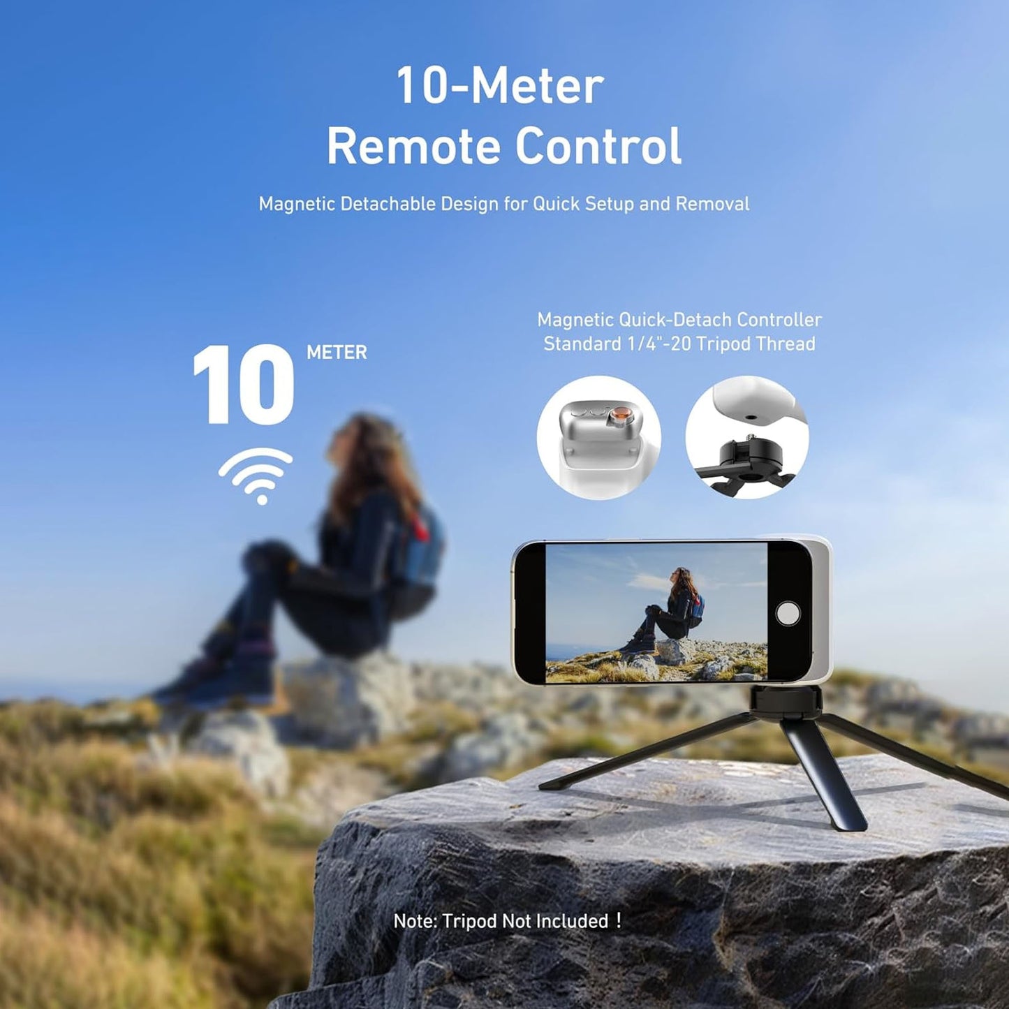 TELESIN Magnetic Phone Camera Shoot Hand
