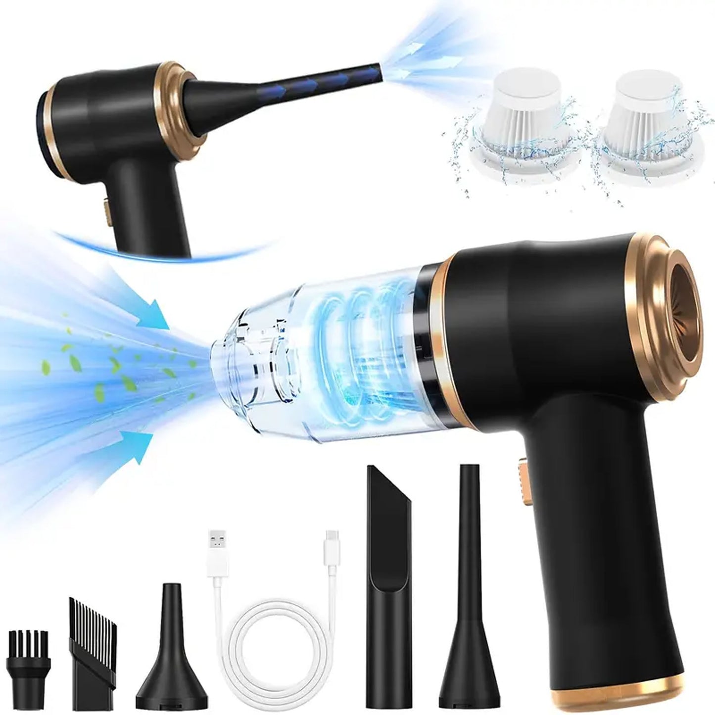 Wireless Car Vacuum Cleaner – Portable High Power Cleaning for Home & Car